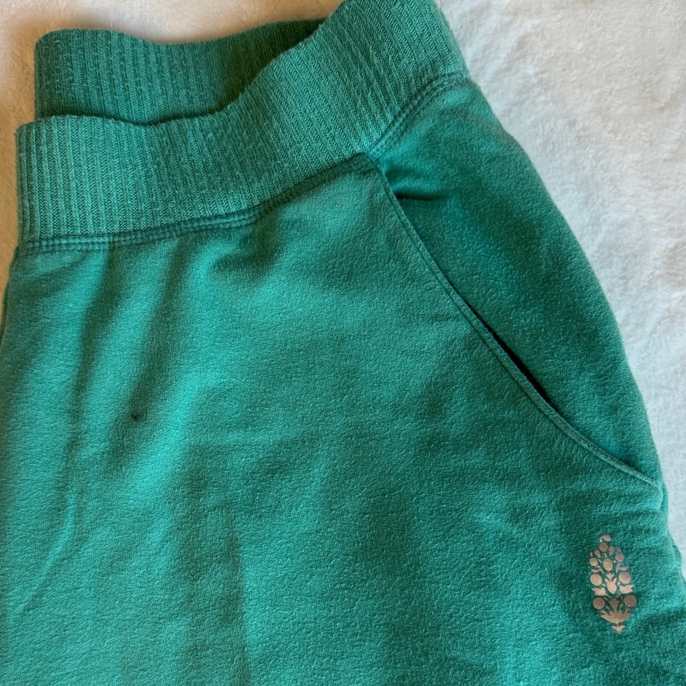 FP Movement by Free People Teal Green Track Joggers with Side Zipper - Picture 2 of 6